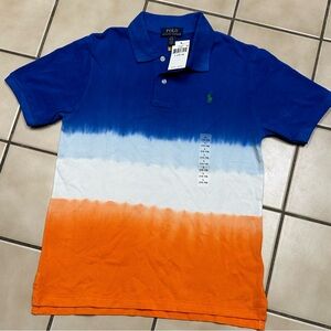 NWT Boys Ralph Lauren Polo Tie Dye Shirt Top